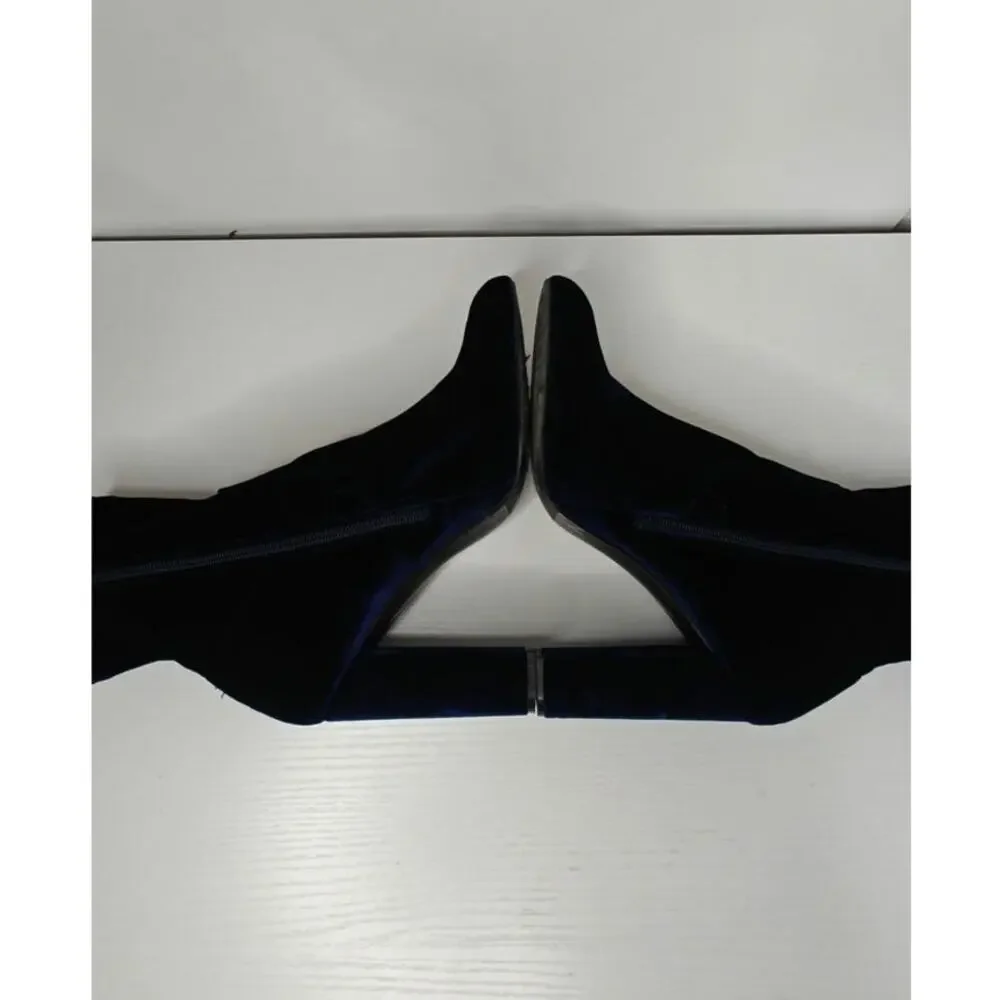 Blue Velvet Steve Madden Boots sz 9.5